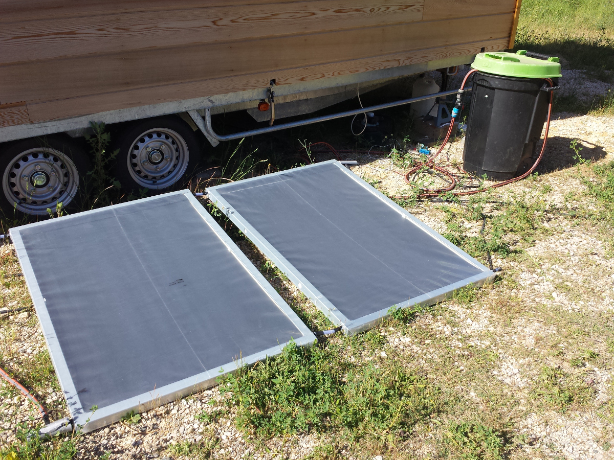 Douche solaire à volonté - Chauffage Solaire DIY - Sunberry