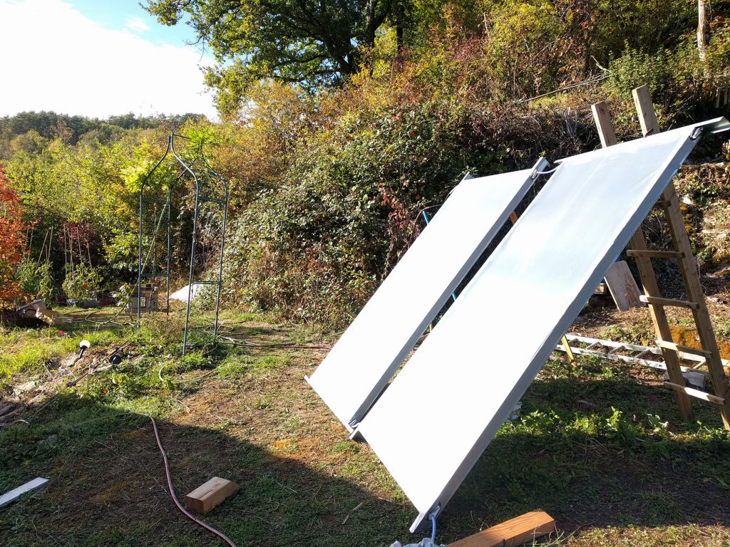 panneaux solaires thermiques fais maison Dijon Cote d'Or